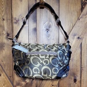 Women's Tan and Black Shoulder Bag,new